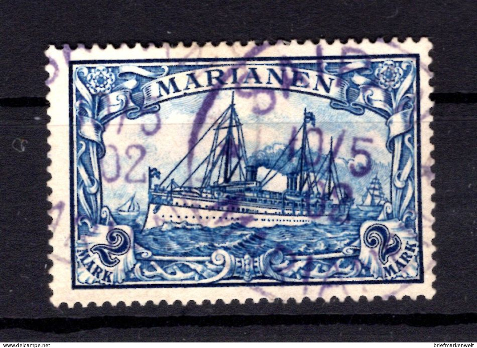 Marianen 17 Mit Violettem SAIPAN Gest. (L2990 - Islas Maríanas