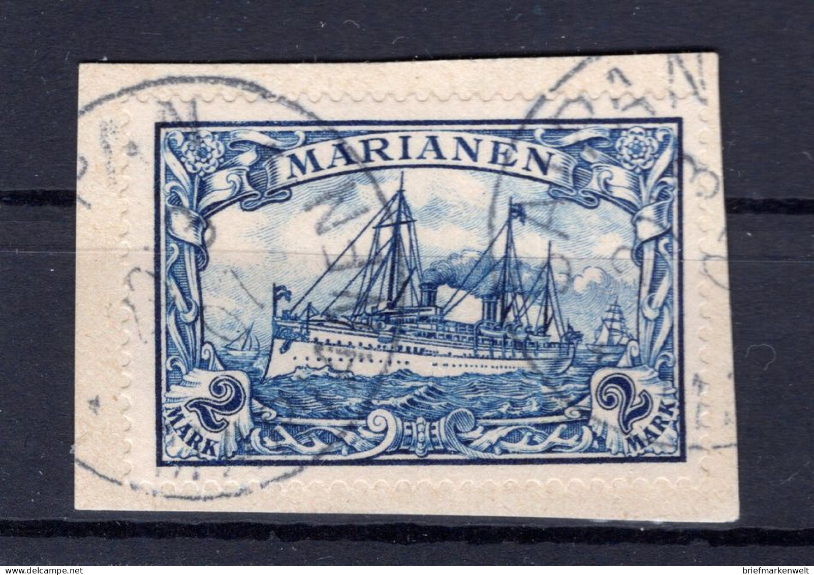 Marianen 18 Herrlich Auf Gest. Luxusbriefstück BPP (T7757 - Mariana Islands