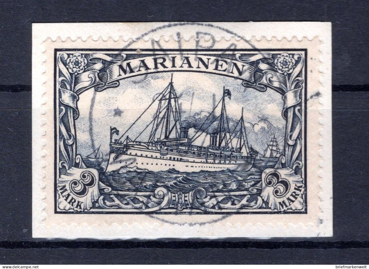 Marianen 18 Herrlich Auf Gest. Luxusbriefstück 160EUR (L2114 - Islas Maríanas