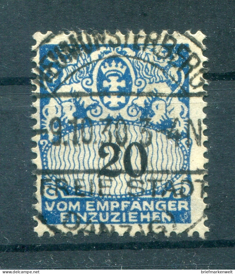 Danzig STEMPEL NEUMÜNSTERBERG  Gest. (T4023 - Postage Due