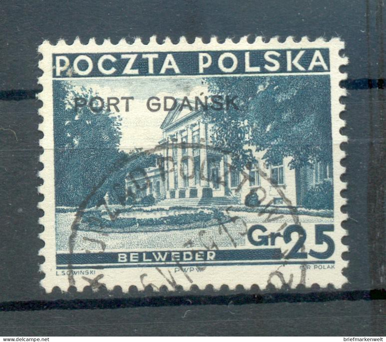 Danzig PORT GDANSK 31II GUTER TYPE Gest. 17EUR (73464 - Port Gdansk