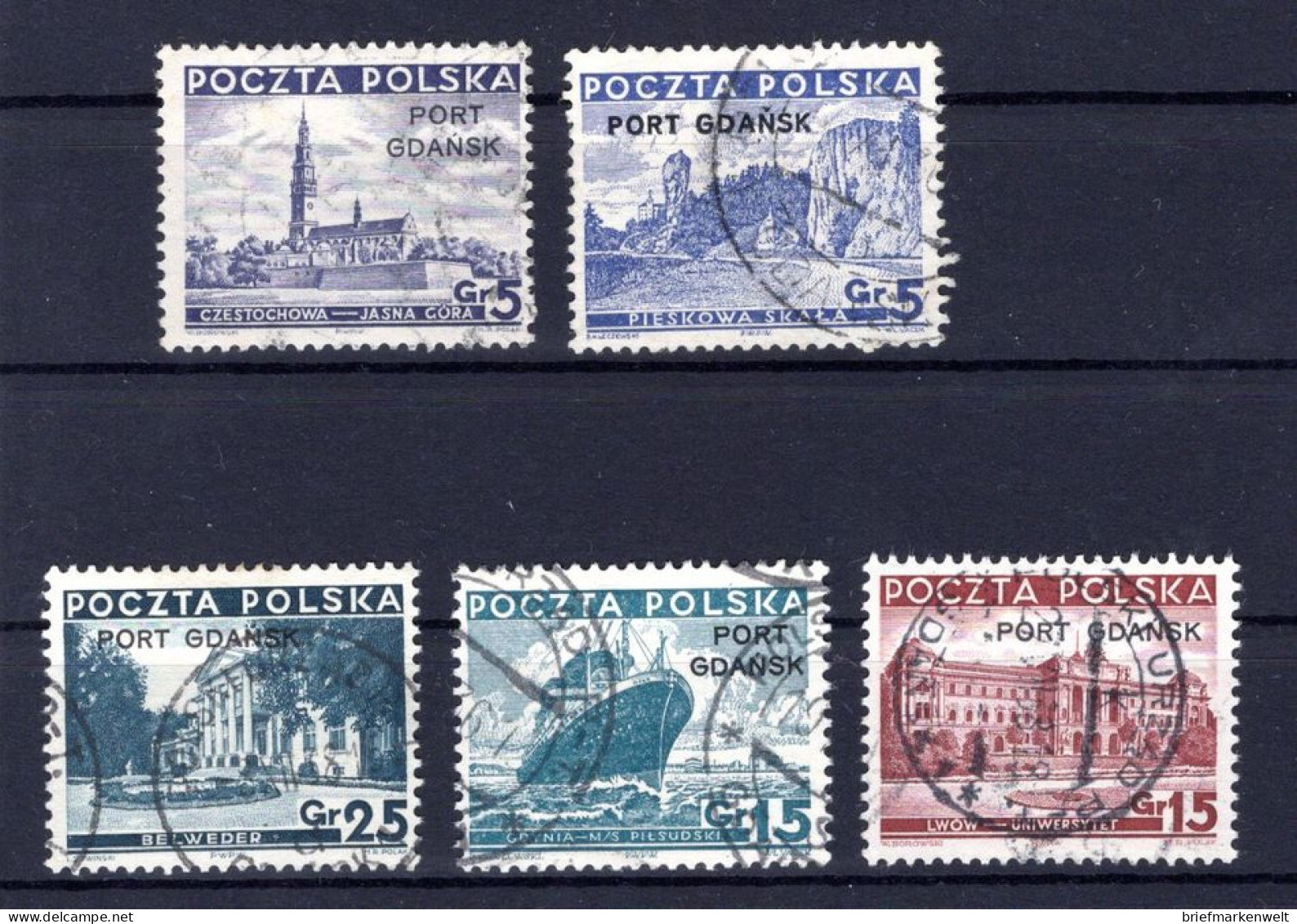 Danzig PORT GDANSK 29/33 Tadellos Gest. 100EUR (L0333 - Port Gdansk