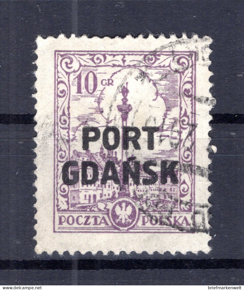 Danzig PORT GDANSK 16 PFI ABSTANDSABART Gest. 20EUR (76873 - Port Gdansk