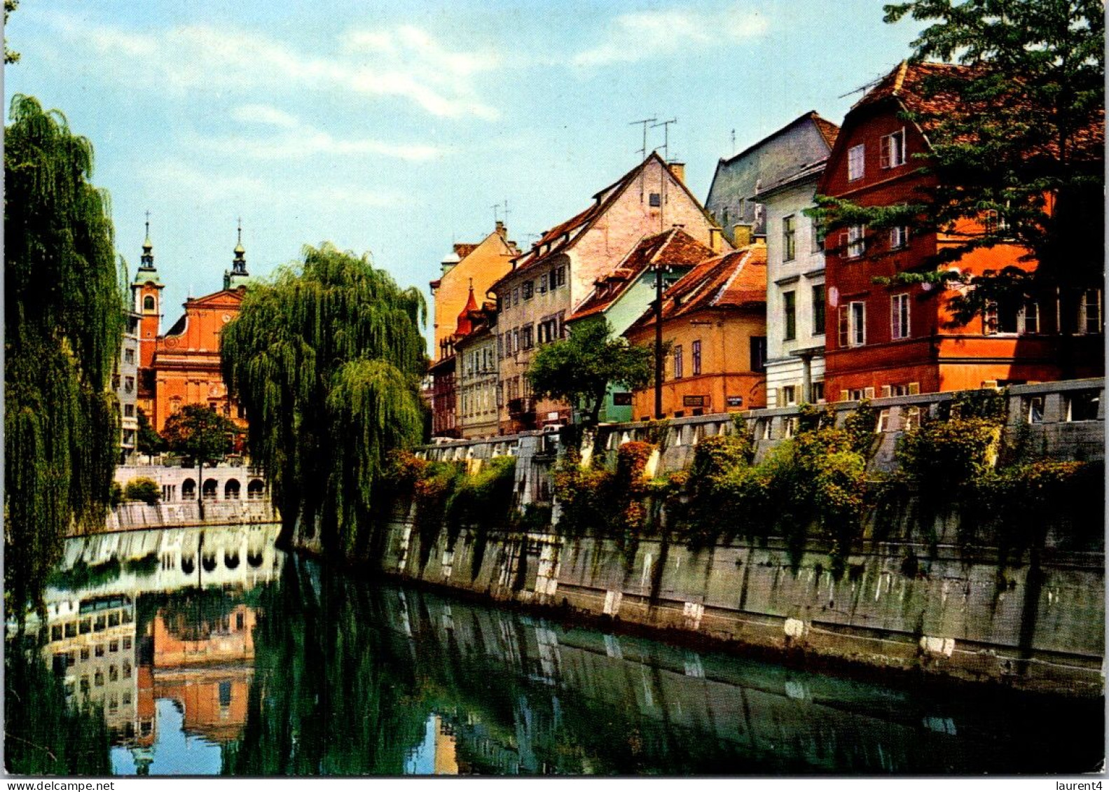 22-3-2024 (3 Y 41) Ex Yugoslavia (now In Slovenia) City Of Ljubljana (city Canal - Waterways) - Slowenien