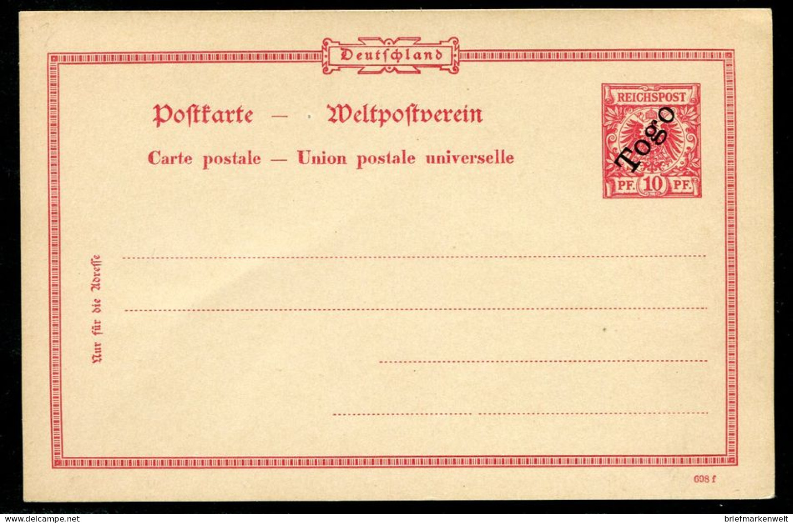 Togo GA P2 Tadellos ** MNH POSTFRISCH (K2707 - Togo