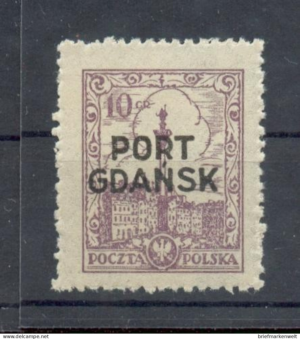 DANZIG PORT GDANSK 13** MNH POSTFRISCH 50EUR(69013 - Port Gdansk