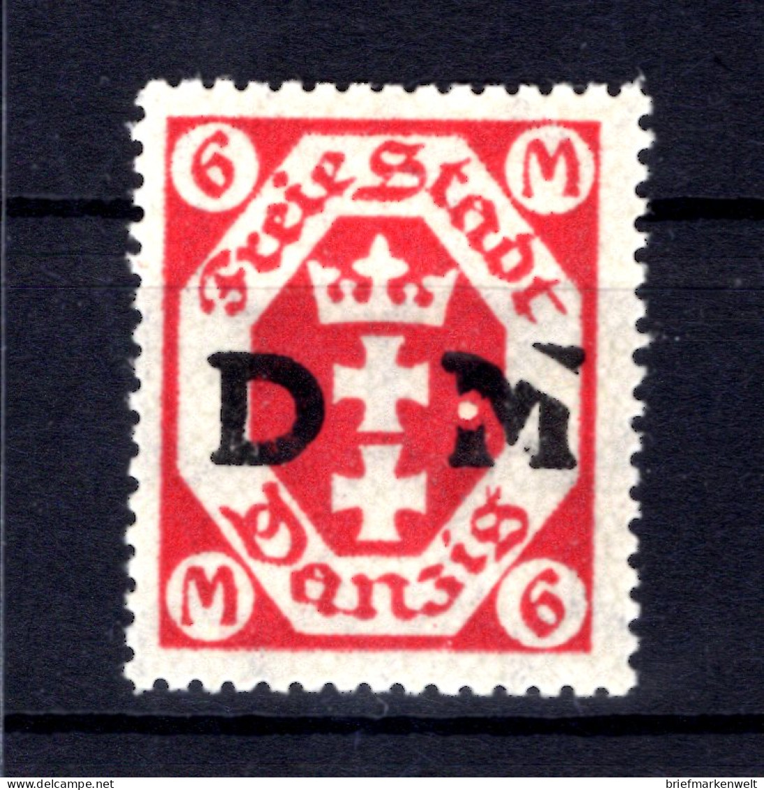 Danzig DIENST 26 AFI ABART ** MNH POSTFRISCH (L8912 - Dienstmarken