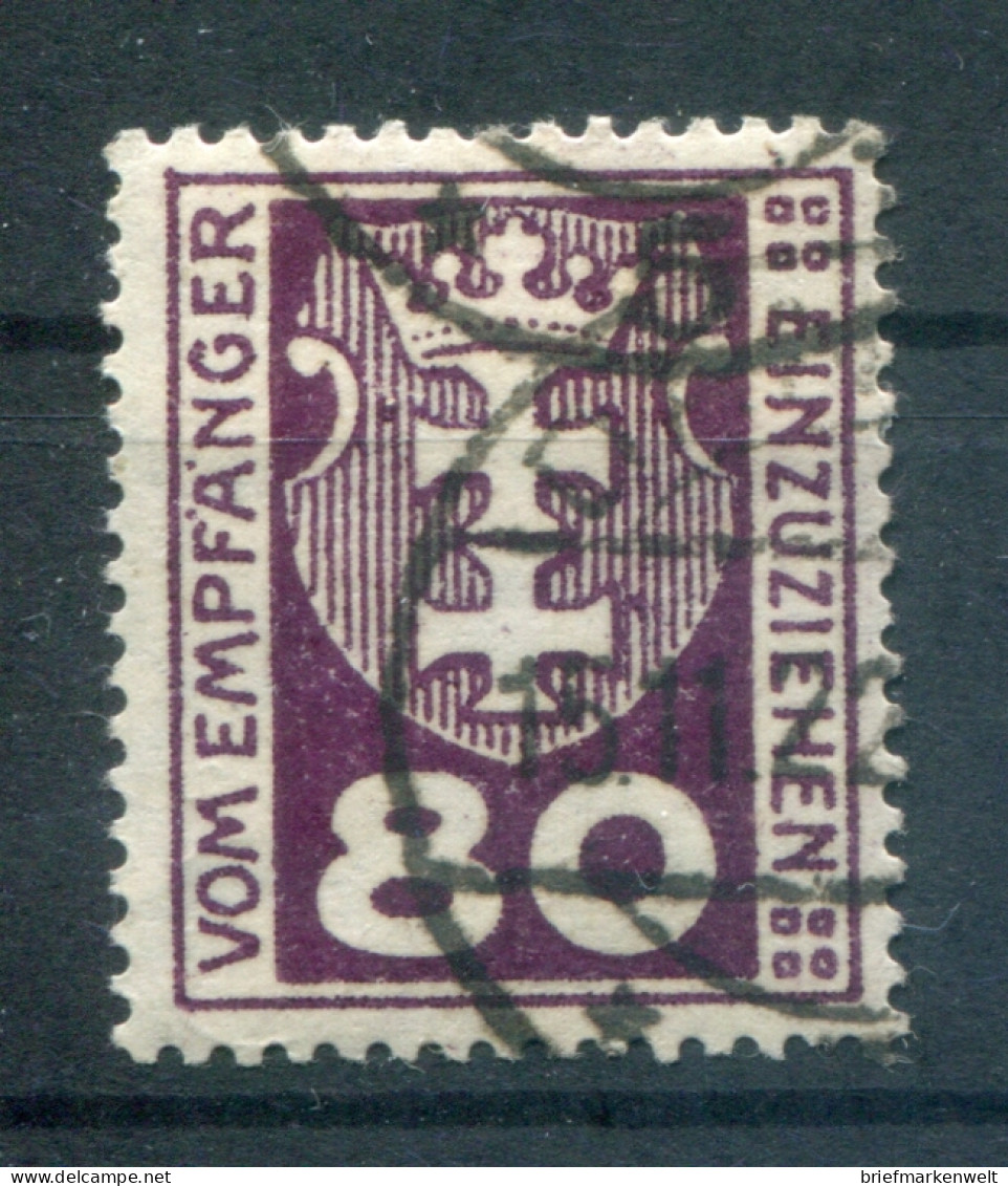 Danzig PORTO 6a Tadellos Gest. BPP 32EUR (79420 - Postage Due