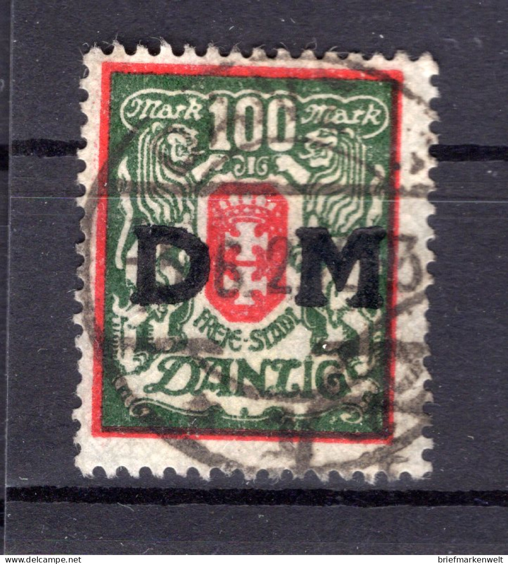 Danzig DIENST 34X Echt Gest. BPP 80EUR (K3320 - Dienstmarken