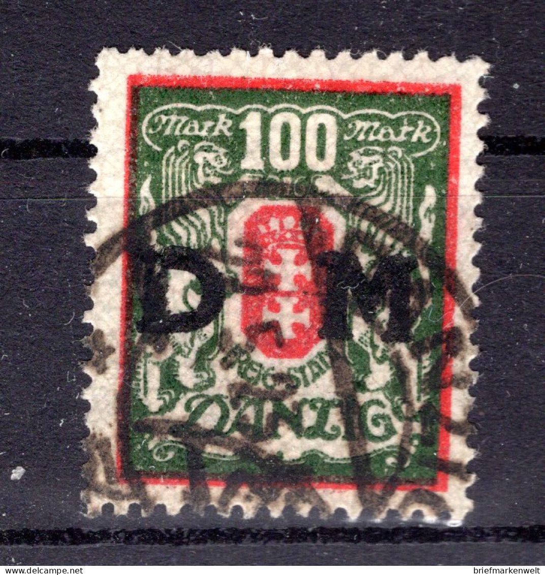 Danzig DIENST 34X Echt Gest. BPP 80EUR (K9673 - Dienstzegels