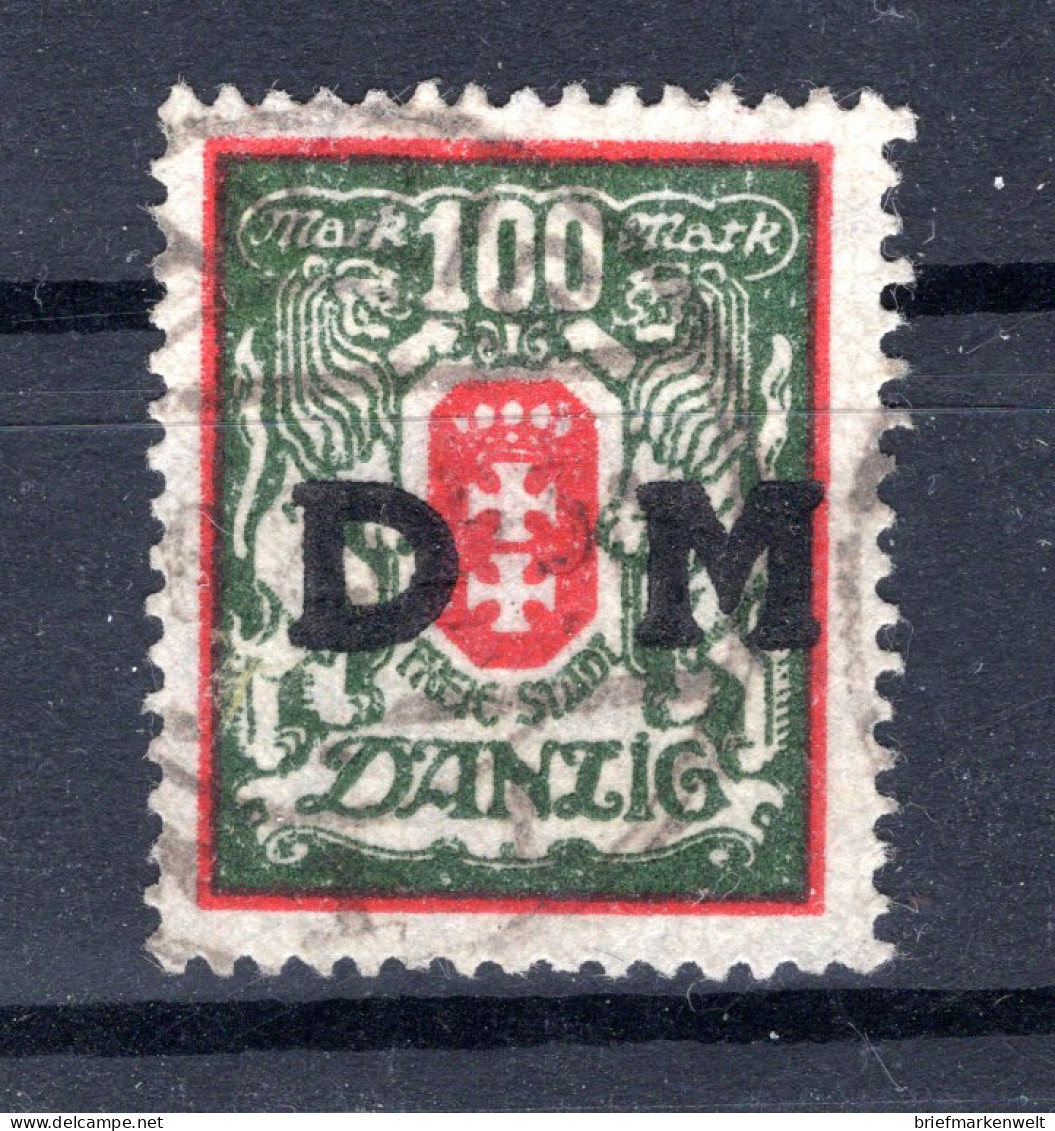 Danzig DIENST 34X Tadellos Gest. BPP 80EUR (K5593 - Dienstzegels