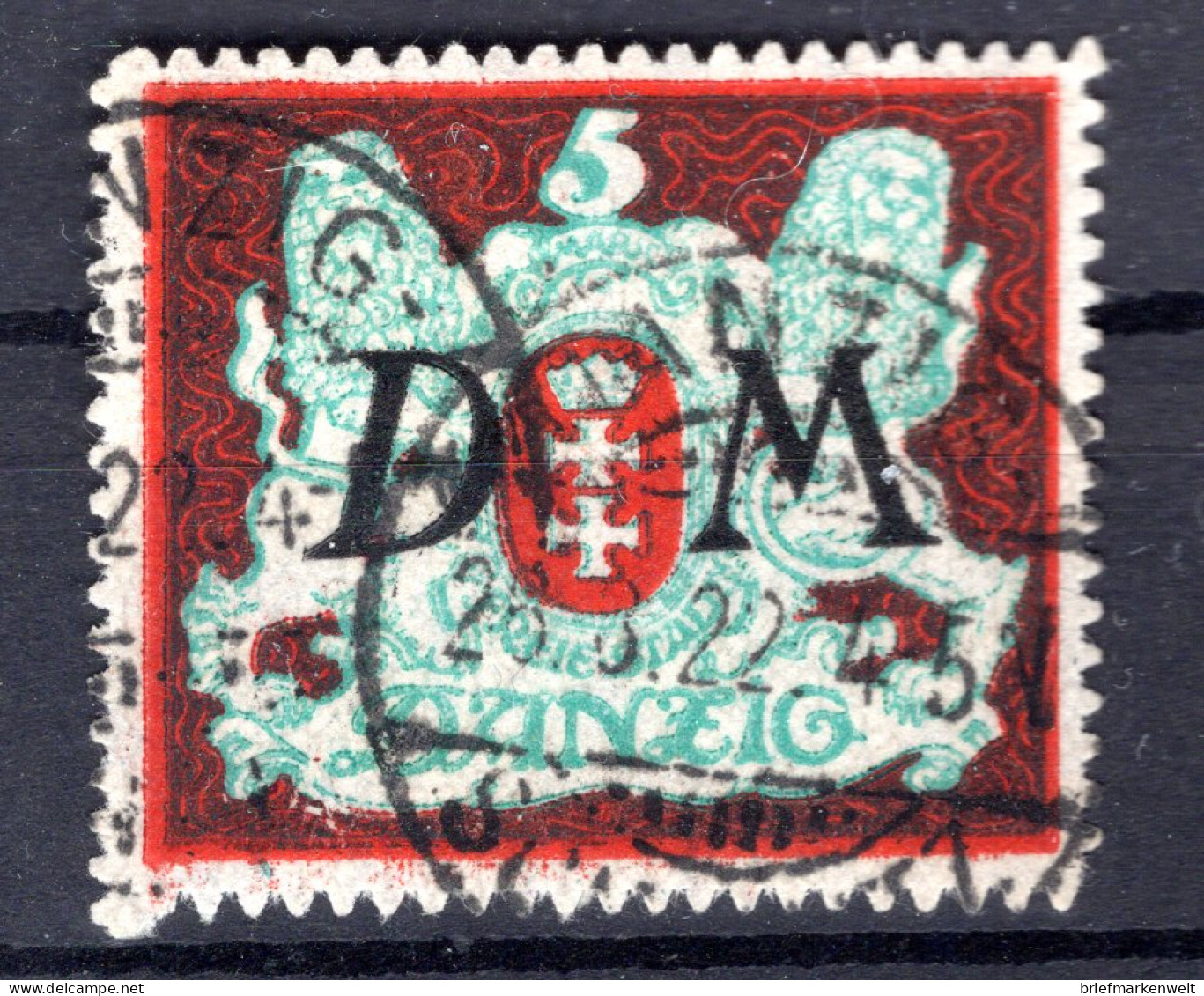 Danzig DIENST 21X Tadellos Gest. BPP 130EUR (K5596 - Service