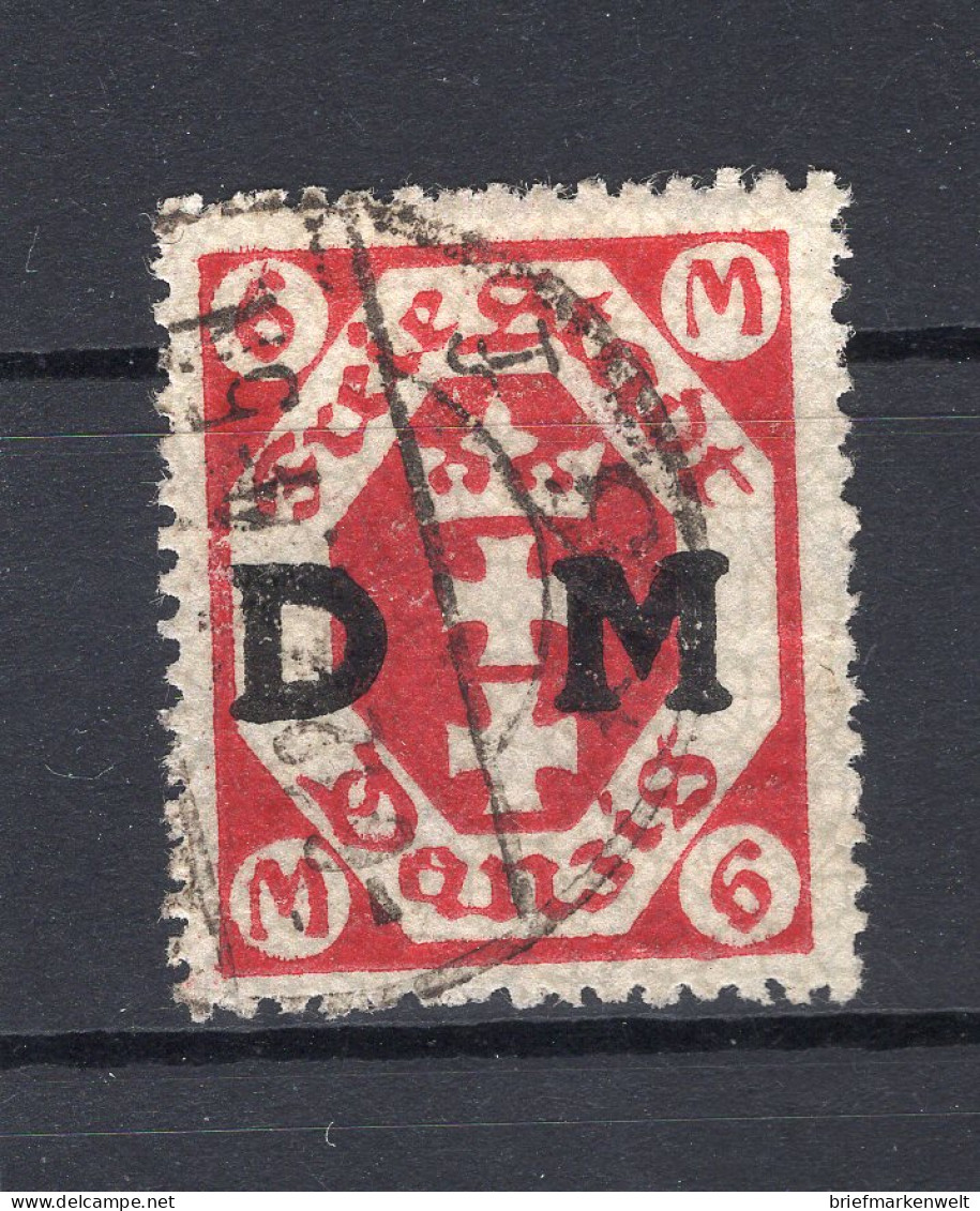 Danzig DIENST 26a Echt Gest. BPP 18EUR (74737 - Oficial