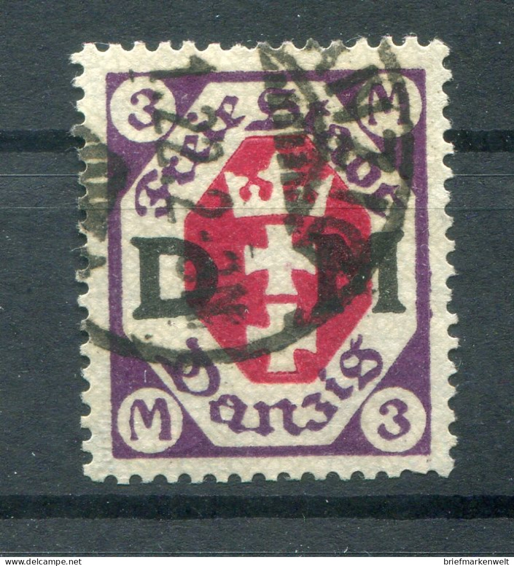 Danzig DIENST 14 Echt Gest. BPP 70EUR (18199 - Officials