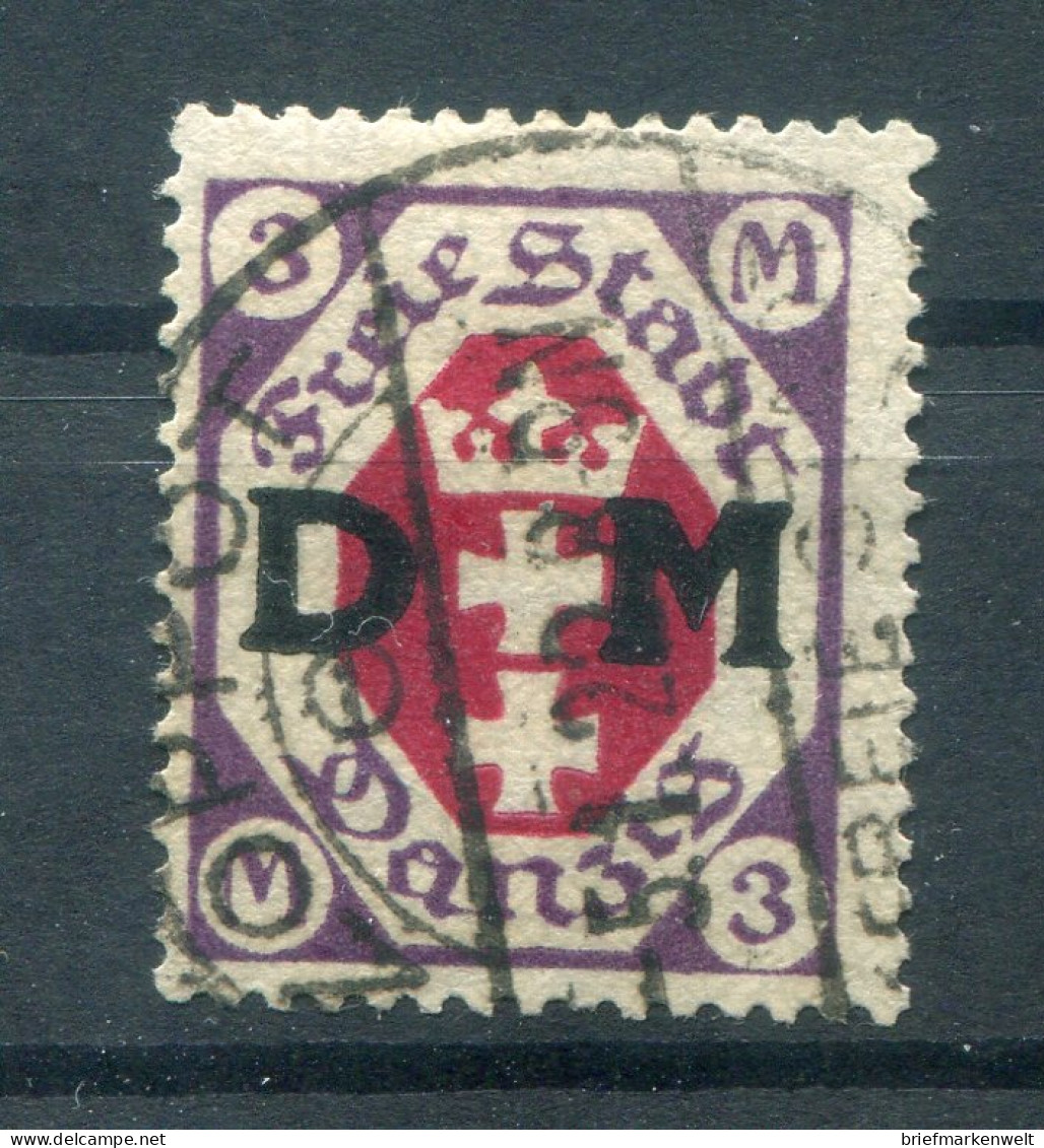 Danzig DIENST 14 Echt Gest. BPP 70EUR (18198 - Dienstmarken