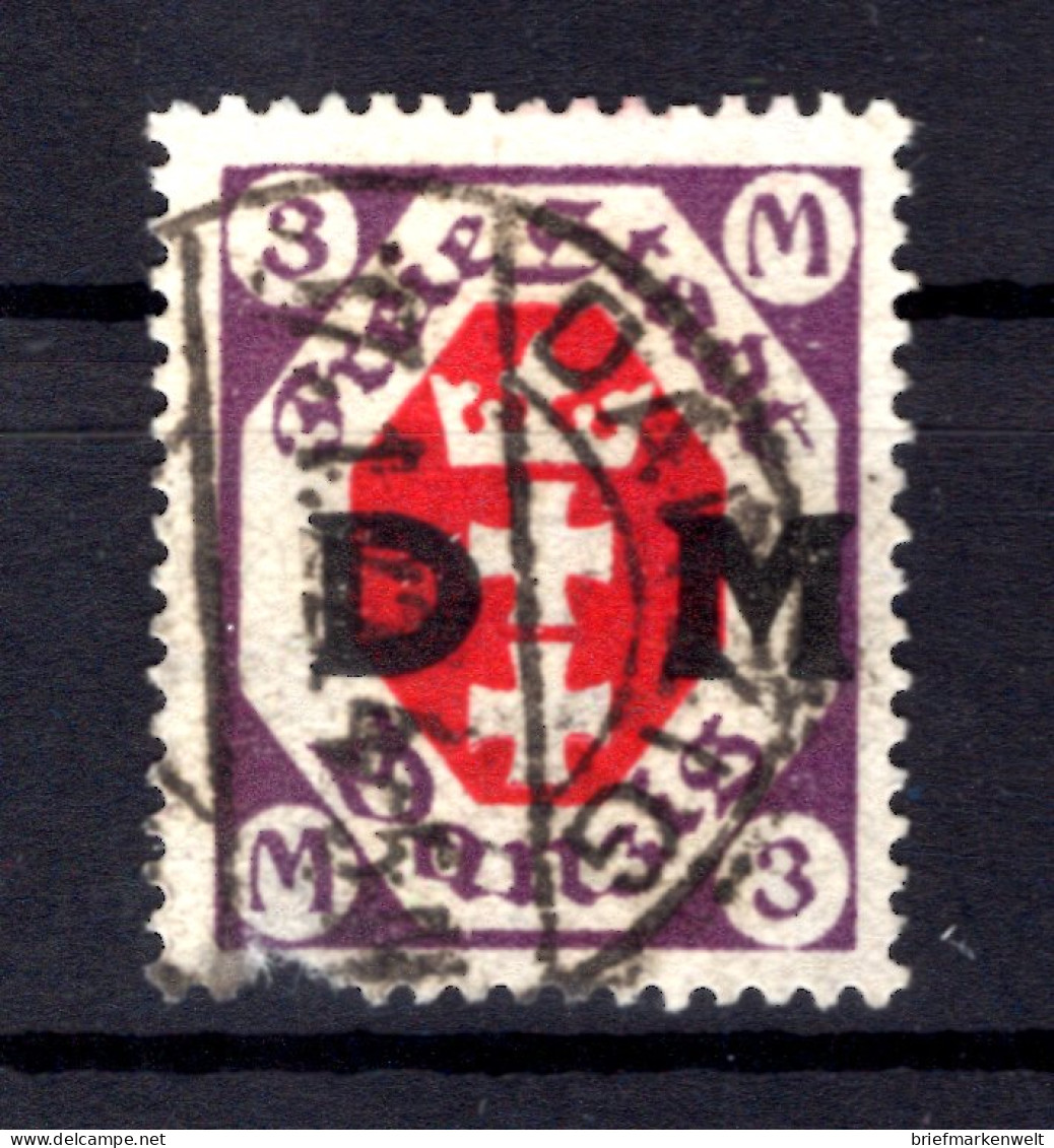 DANZIG DIENST 14 Tadellos Gest. BPP 70EUR (T9410 - Dienstmarken