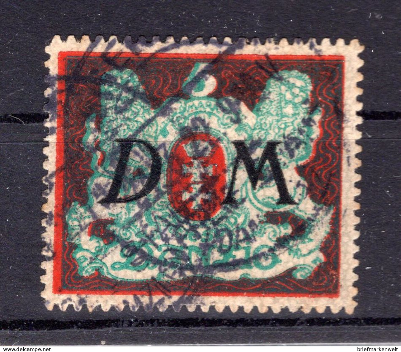 Danzig DIENST 21X Echt Gest. BPP 130EUR (K9674 - Dienstmarken