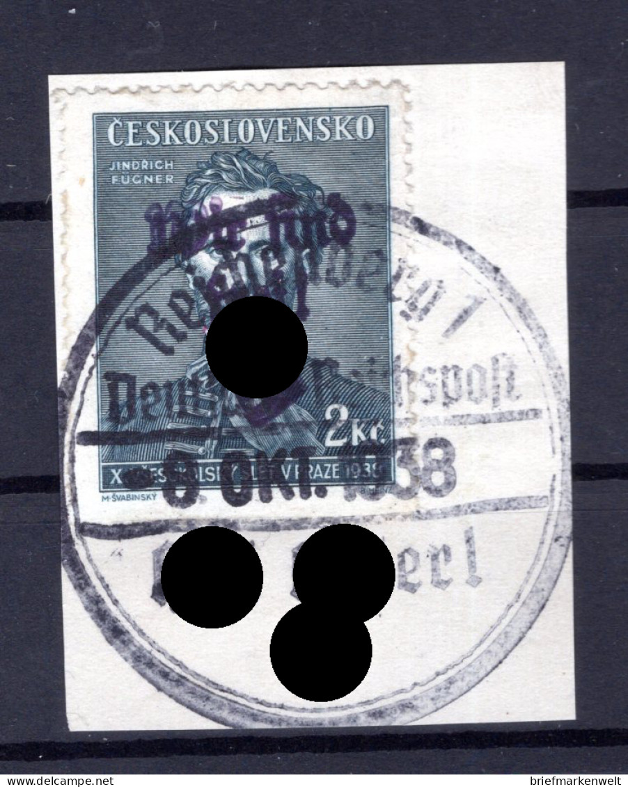 Sudetenland Reichenberg 136 Herrlich Auf  Gest. Luxusbriefstück BPP 350EUR (T7571 - Sudetenland