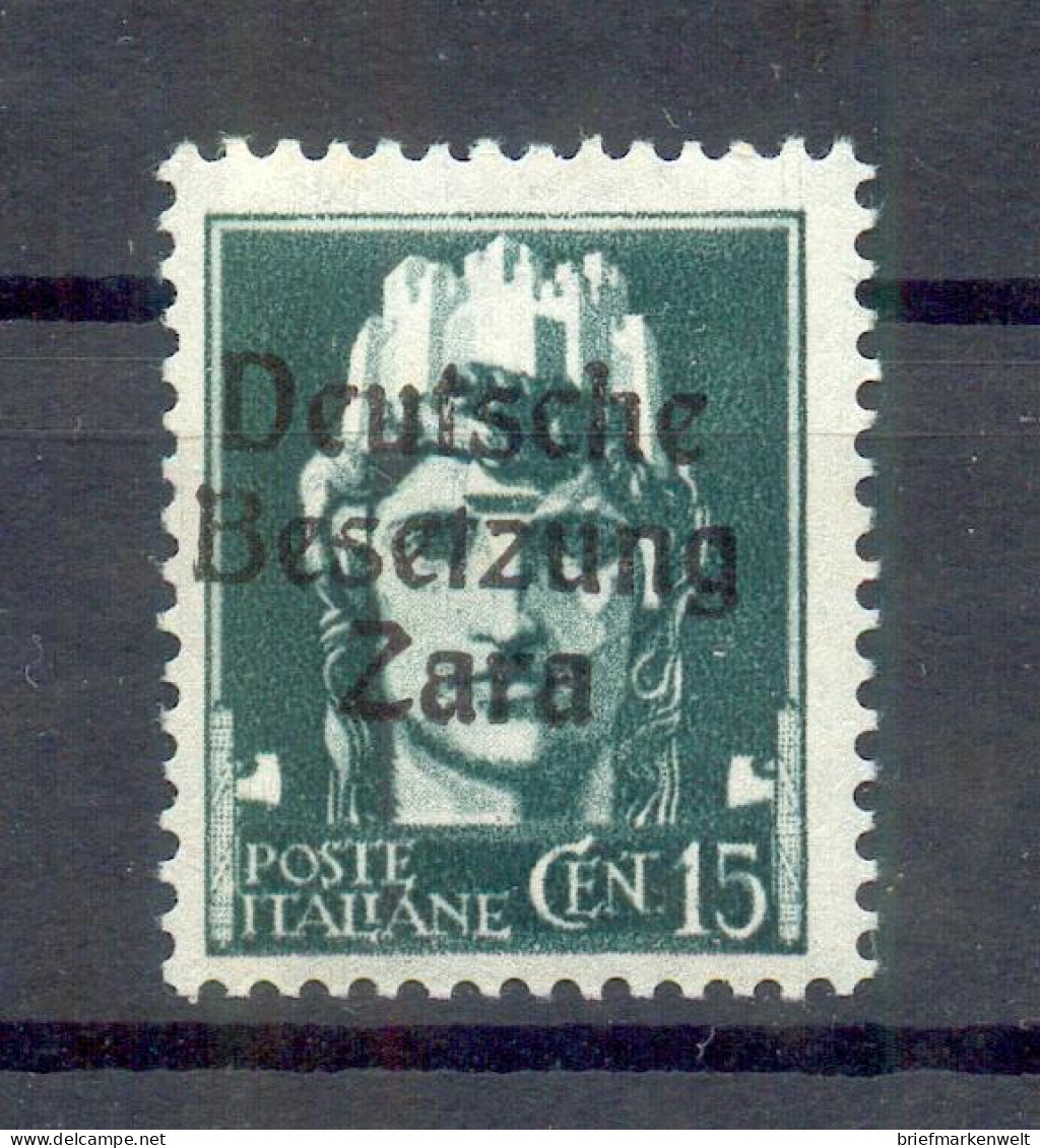 Zara 3 PFX ABART ** MNH POSTFRISCH (15535 - Occup. Tedesca: Zara