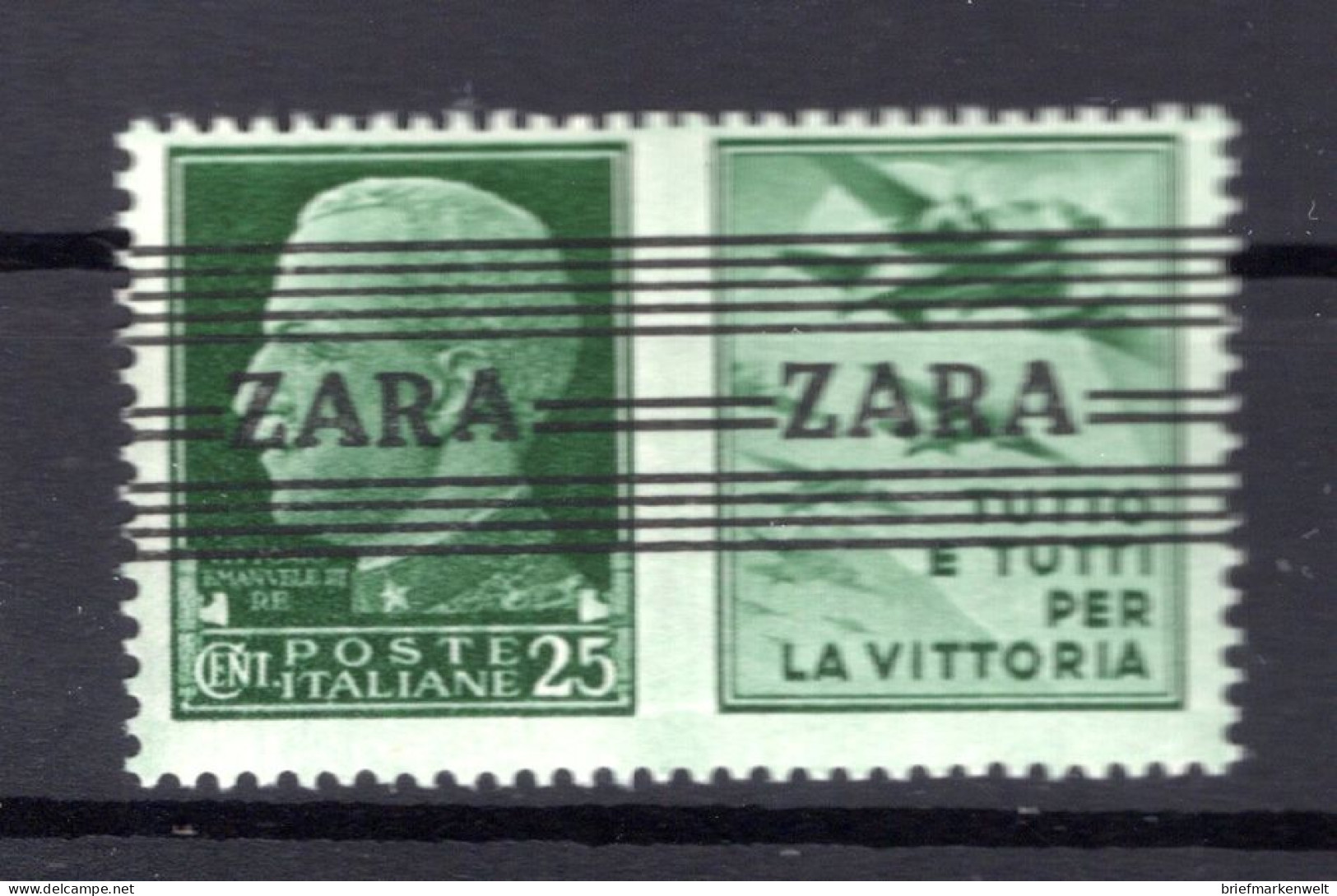 Zara 35-1/PFIV ABART ** MNH POSTFRISCH 270EUR (B4274 - Occ. Allemande: Zara