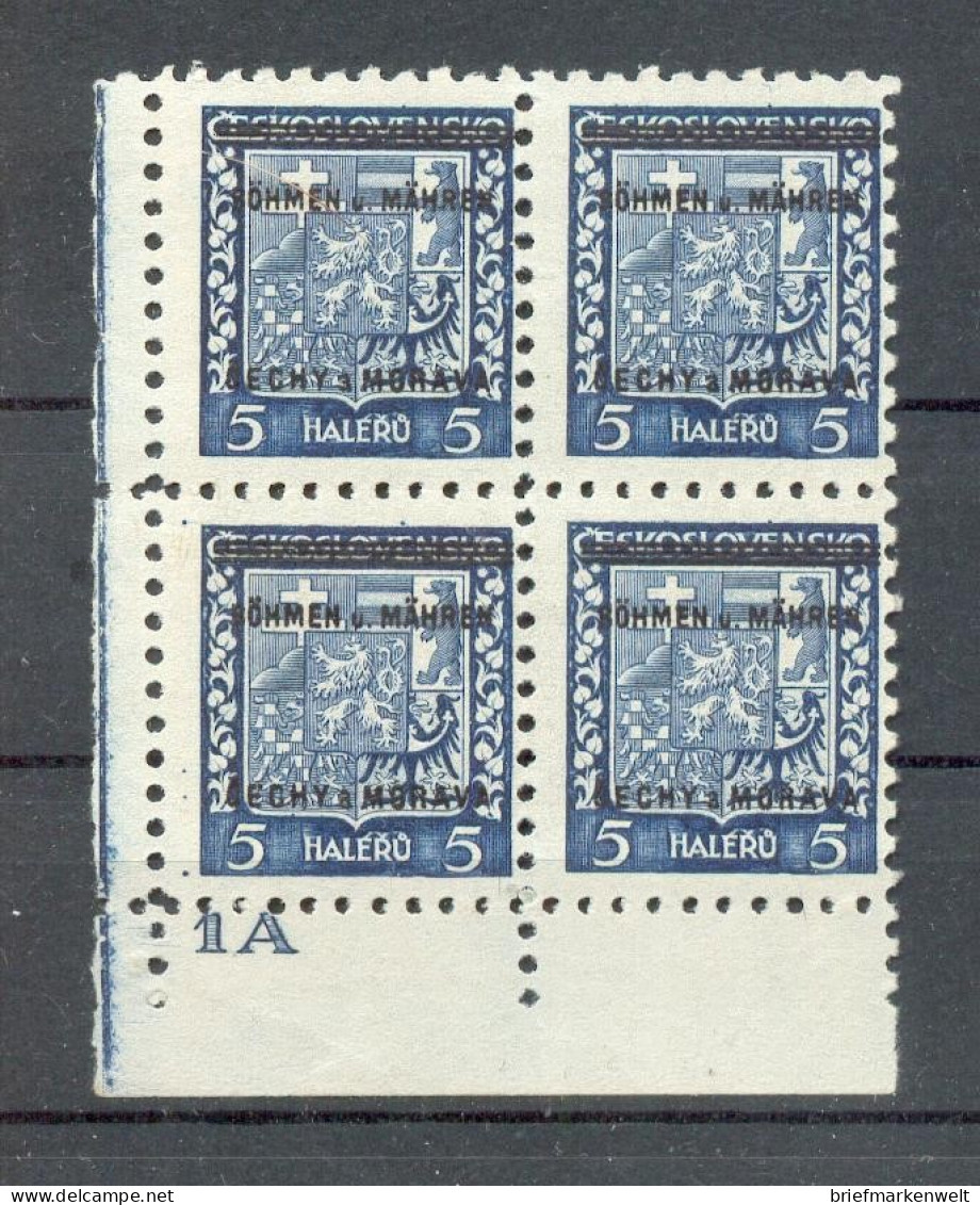 Böhmen 1 PLNr 1A Im VB** MNH POSTFRISCH (69982 - Sonstige & Ohne Zuordnung