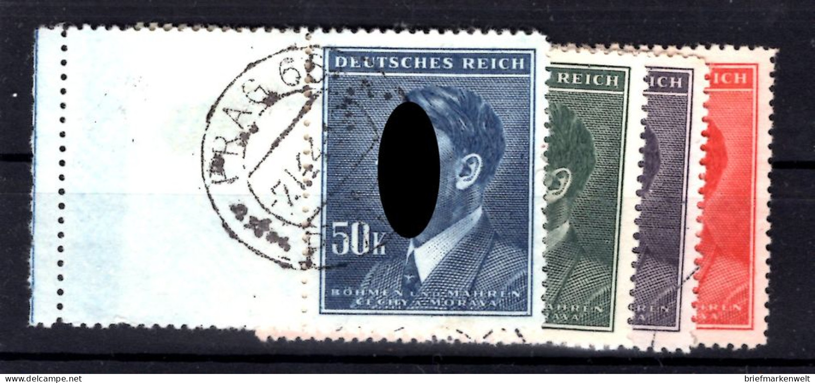 Böhmen 107/10 LW Je LEERFELD Rechts Und Links Gest. 73EUR (79550 - Sonstige & Ohne Zuordnung