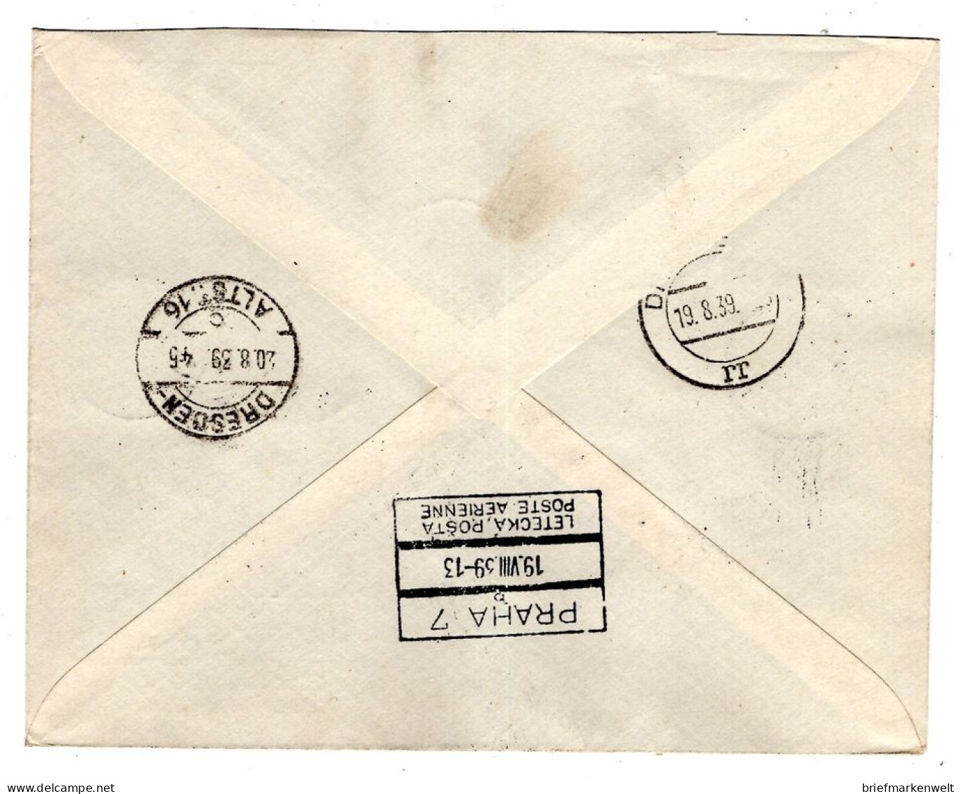 Böhmen Aus 1/19 Dekorativer Brief (L2611 - Sonstige & Ohne Zuordnung