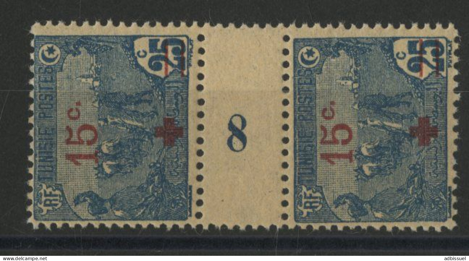 N° 60 Paire Neuve ** (MNH) Avec Millésime "8" Cote 53 € TB - Unused Stamps