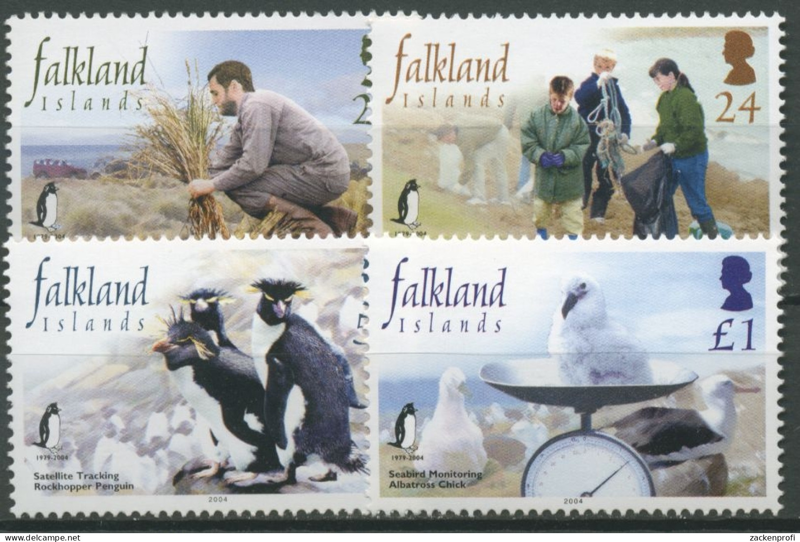 Falkland 2004 Naturschutzverein Der Falkland-Inseln Vögel 903/06 Postfrisch - Falklandinseln