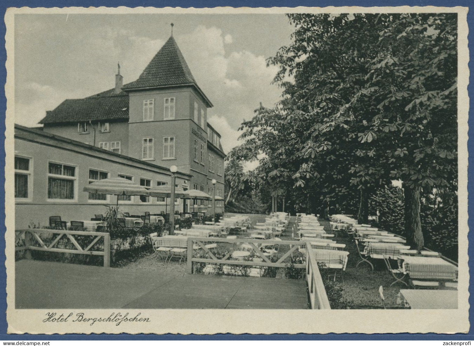 Hann.-Münden Hotel Bergschlößchen, Gelaufen 1941 Als Feldpost (AK2955) - Hannoversch Muenden
