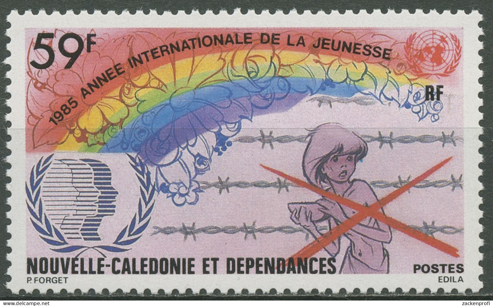 Neukaledonien 1985 Internationales Jahr Der Jugend 766 Postfrisch - Nuovi