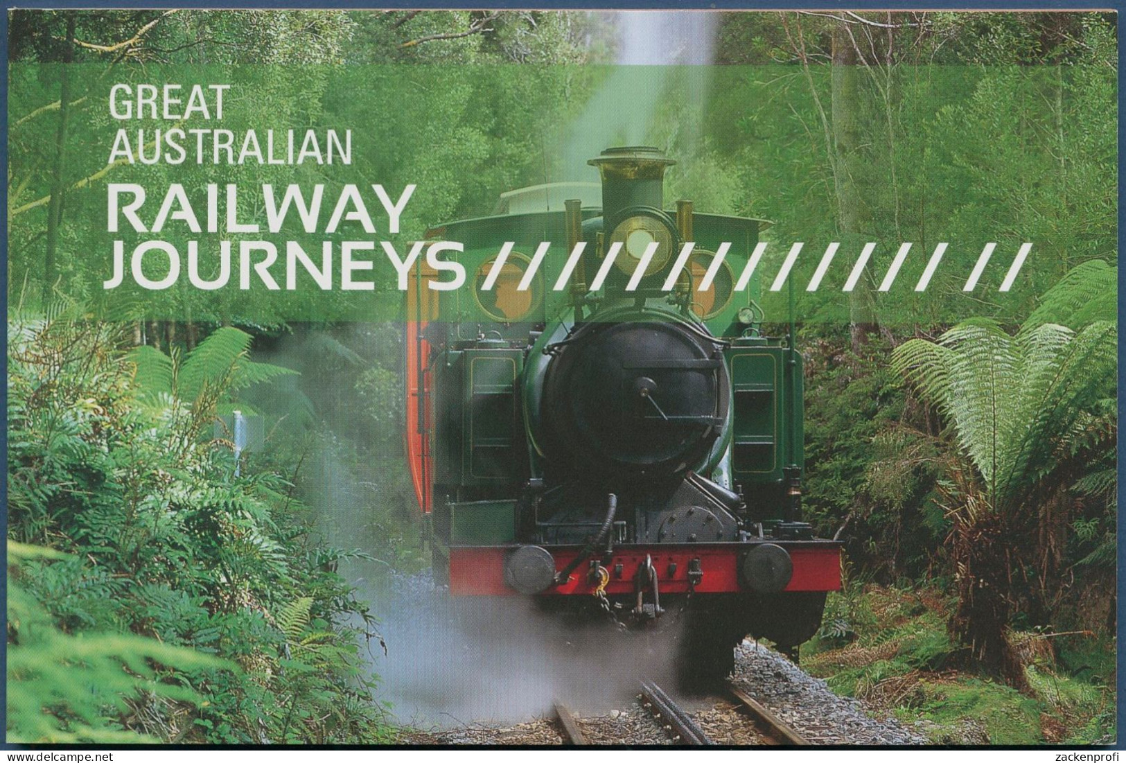 Australien 2010 Eisenbahn Indian Pacific Kuranda MH 451 A Postfrisch (C40510) - Booklets