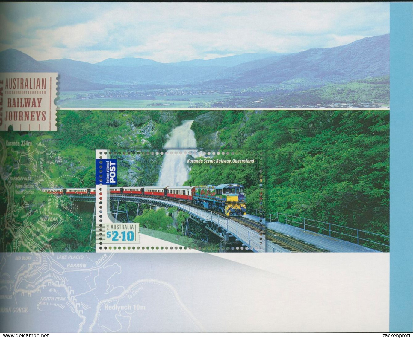 Australien 2010 Eisenbahn Indian Pacific Kuranda MH 451 A Postfrisch (C40510) - Carnets