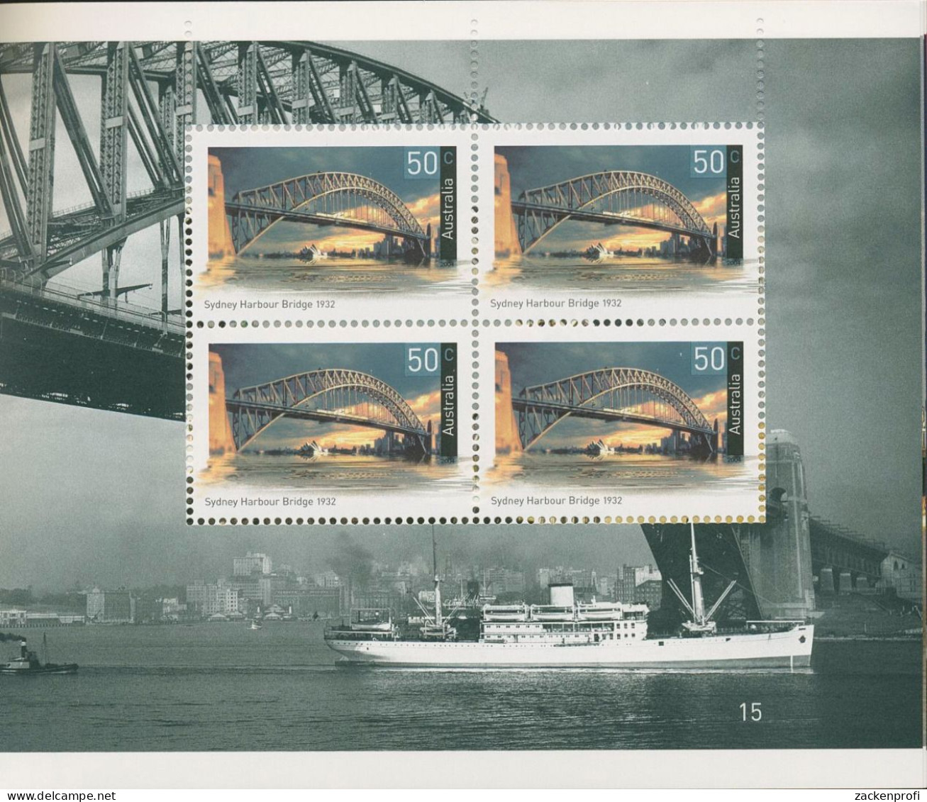 Australien 2004 Denkmäler Brücken MH 180 Postfrisch (C40512) - Carnets