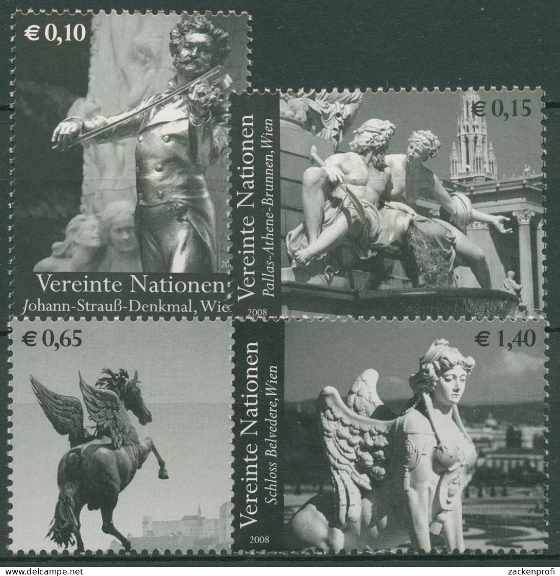 UNO Wien 2008 Österreich Sehenswürdigkeiten 522/25 Postfrisch - Neufs