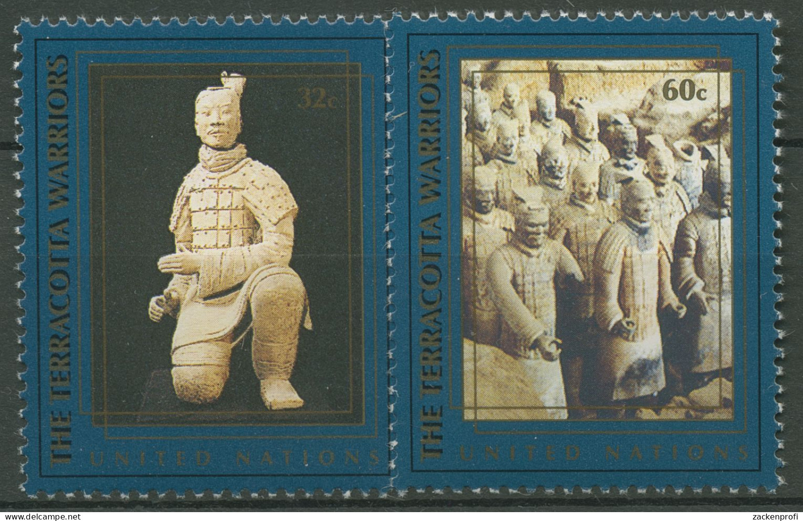 UNO New York 1997 UNESCO Terrakottakrieger 748/49 Postfrisch - Unused Stamps