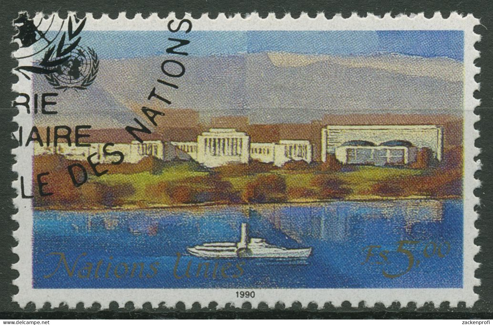 UNO Genf 1990 Palais Des Nations Genf Gemälde 183 Gestempelt - Used Stamps