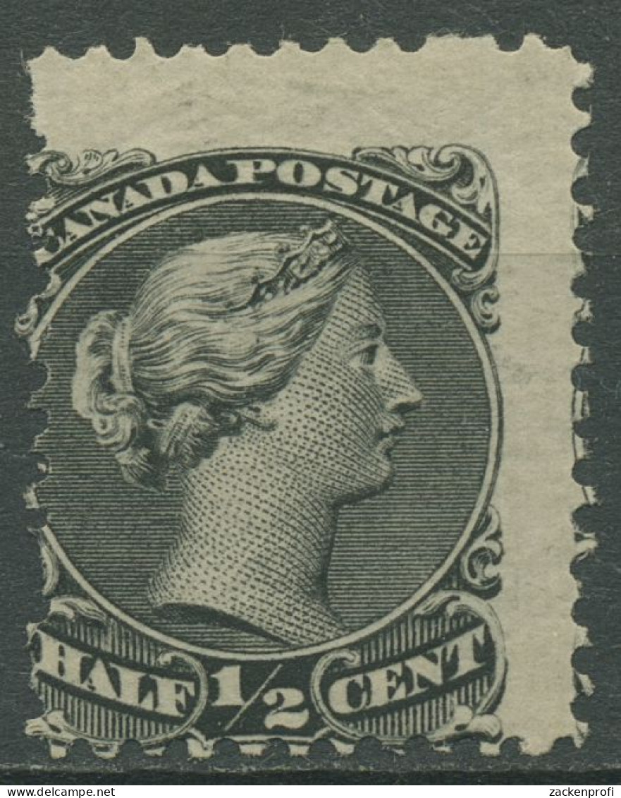 Kanada 1868 Königin Viktoria 1/2 Cent, 16 XA Mit Falz - Neufs