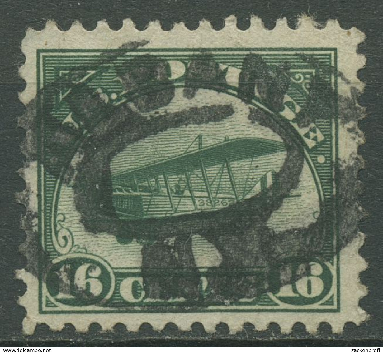 USA 1918 Eröffnung Postfluglinie NY-Philadelphia-Washington 249 Gestempelt, Bug - Used Stamps