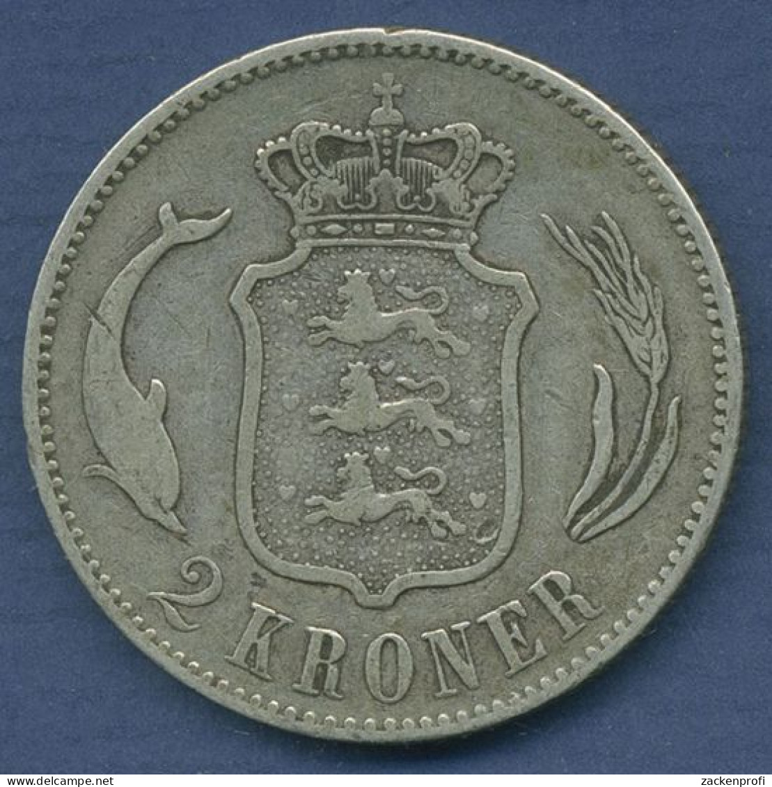 Dänemark 2 Kroner 1876, Christian IX., KM 798.1 Fast Sehr Schön (m6417) - Denmark
