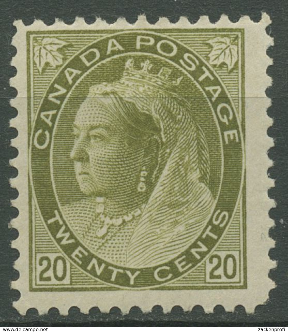 Kanada 1898 Königin Viktoria 20 Cents 72 A Mit Falz - Neufs