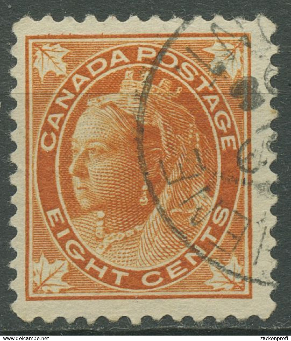 Kanada 1897 Königin Viktoria 8 Cents 60 Gestempelt - Gebruikt