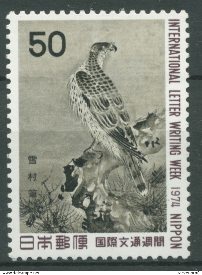 Japan 1974 Internat. Briefwoche Vögel Falke 1226 Postfrisch - Ungebraucht