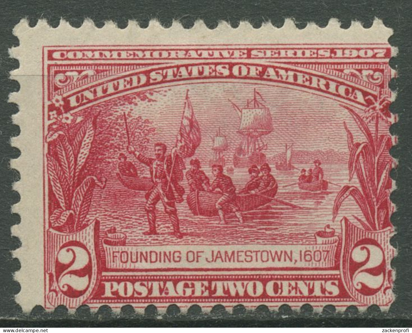 USA 1907 Jamestown-Ausstellung Landung Der Entdecker 160 Mit Falz - Unused Stamps