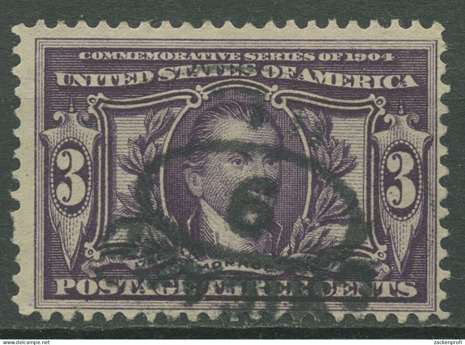 USA 1904 Louisiana-Ausstellung Präsident James Monroe 156 Gestempelt - Usati