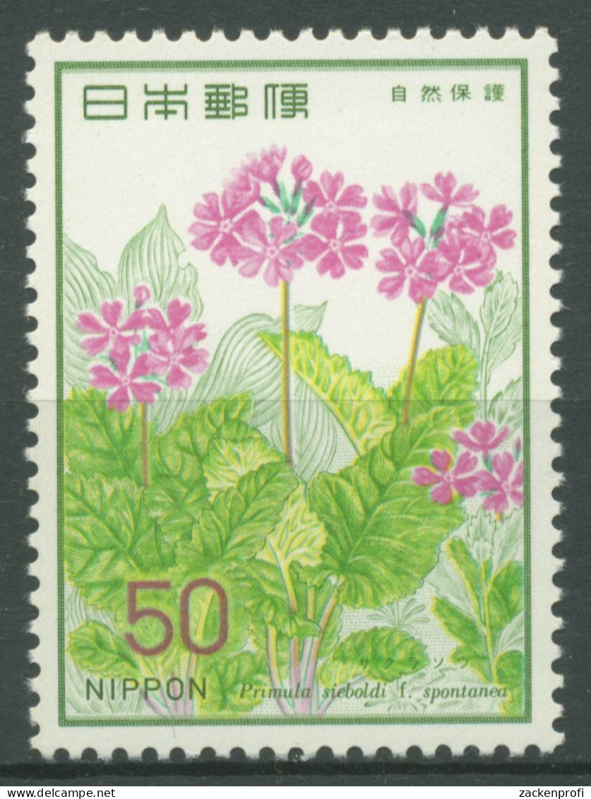 Japan 1978 Naturschutz Pflanzen Primel 1349 Postfrisch - Ongebruikt
