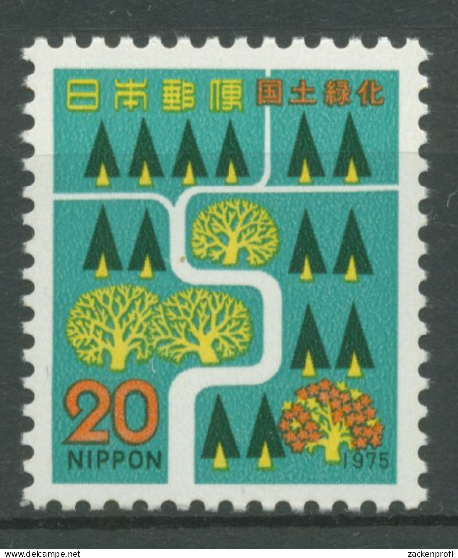 Japan 1975 Aufforstungskampagne Fluss Und Bäume 1256 Postfrisch - Nuovi