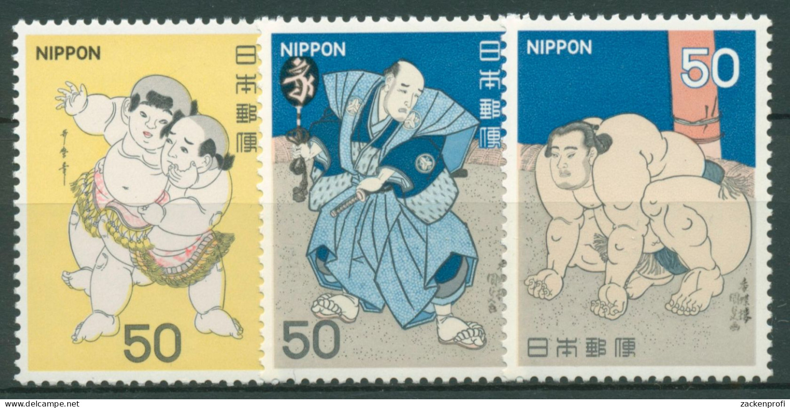 Japan 1978 Sumoringen 1372/74 Postfrisch - Ongebruikt