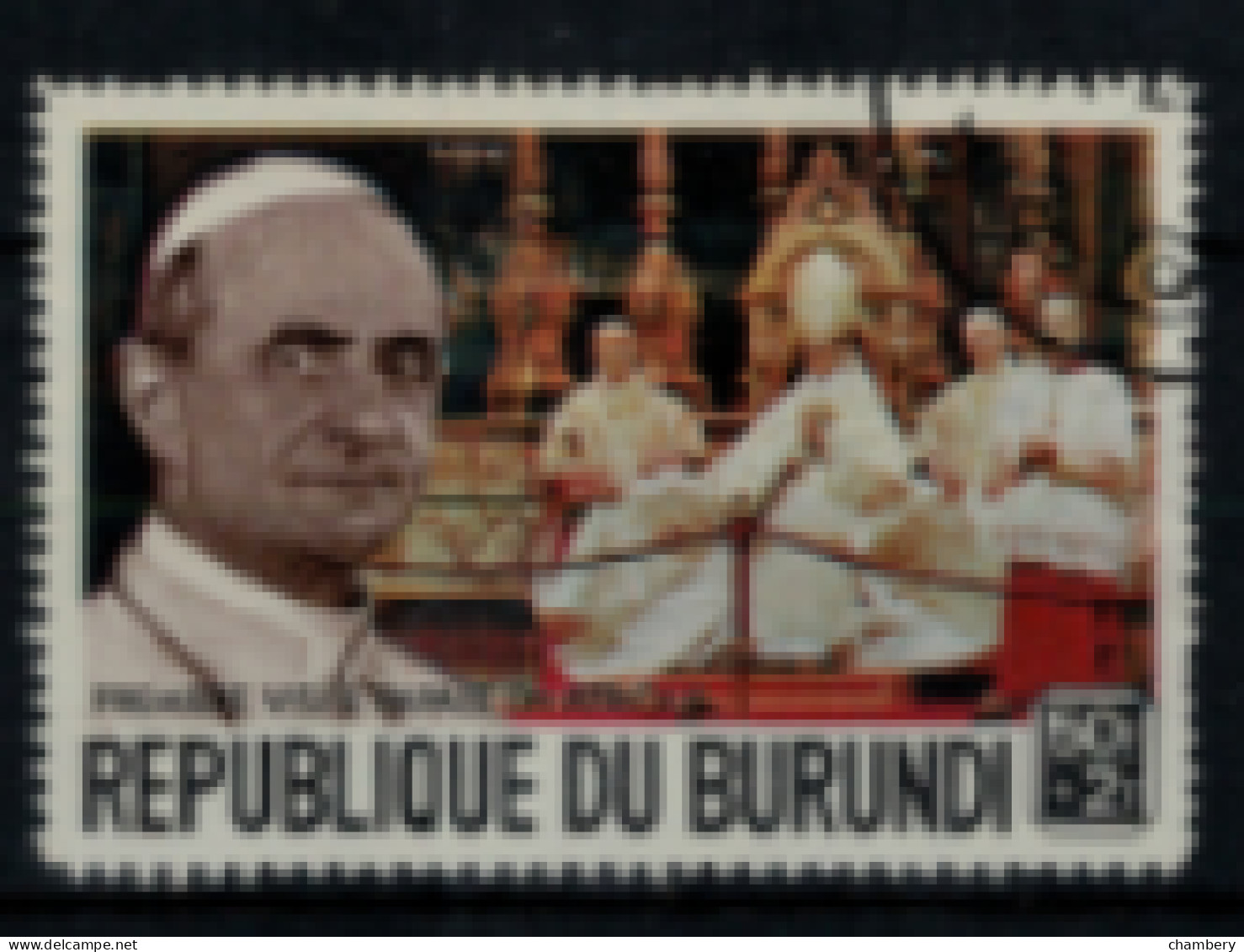 Burundi - "1ère Visite Papale De Jean-Paul II : Bénédiction" - Oblitéré N° 336 De 1969 - Gebraucht
