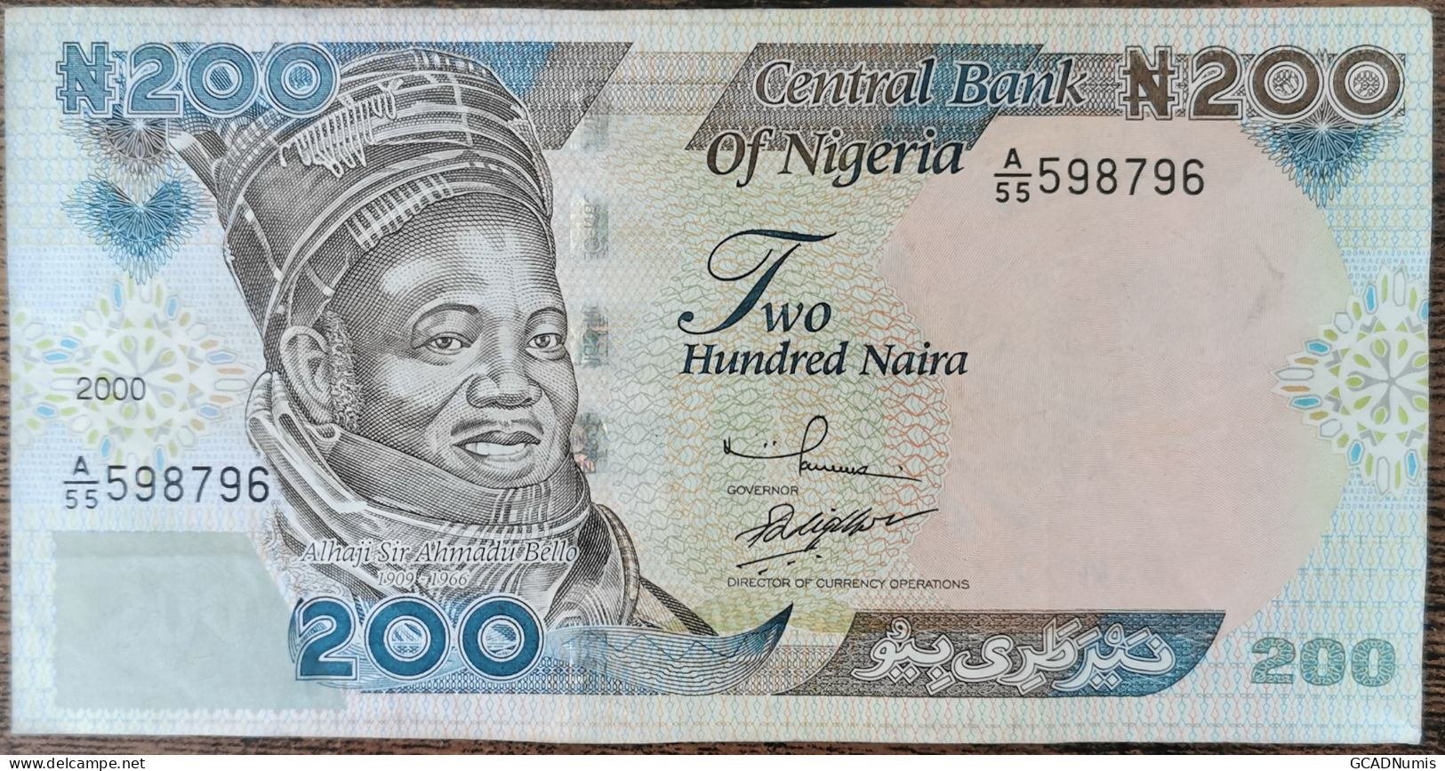 Billet 200 Naira NIGERIA 2000 - Nigéria - Nigeria